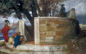 Herkules szentélye alkotó: Arnold Böcklin
