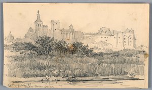 Chateau de Papes, Avignon alkotó: Arnold William Brunner