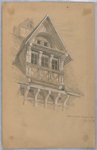 Dormer a Maison des Quatrans-on, Caen alkotó: Arnold William Brunner