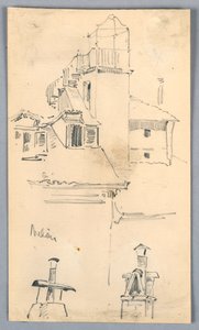Vázlatok Milánóban alkotó: Arnold William Brunner