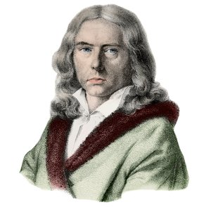 Adelbert de Chamisso portréja – Adelbert von Chamisso (1781-1838) német író portréja