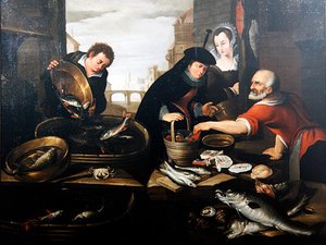 Halárus bódé (olaj, vászon) alkotó: Arnout de Muyser