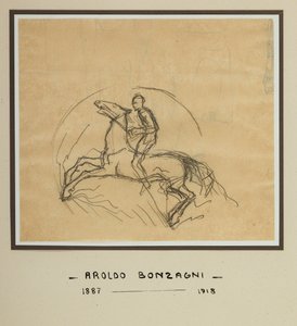 Knight (ceruza, papír) alkotó: Aroldo Bonzagni