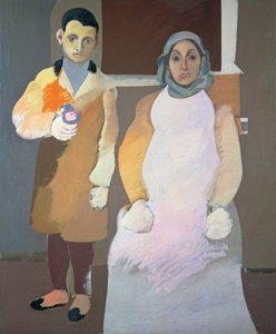 A művész és édesanyja, kb 1926-1936, Arshile Gorkij (1904-1948), olaj, vászon