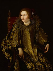 Olasz: Ritratto di una donna seduta (signora Caterina Savelli) Egy ülő hölgy portréja (senora Caterina Savelli) alkotó: Artemisia Gentileschi