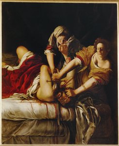 Judit és Holofernész (festmény, vászon) alkotó: Artemisia Gentileschi