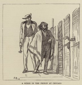 Jelenet a chicagói börtönben alkotó: Arthur Boyd Houghton