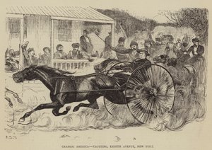 Graphic America, Trotting, Eighth Avenue, New York