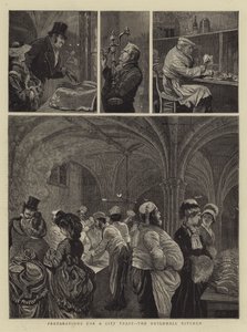 Városi Ünnep előkészületei, a Guildhall Kitchen