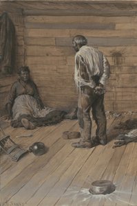 Házastársi különbség, 1884 (akvarell és gouache szőtt papíron)