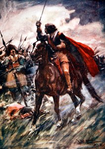 Albrecht von Wallenstein a lutzeni csatában, 1632-1913.