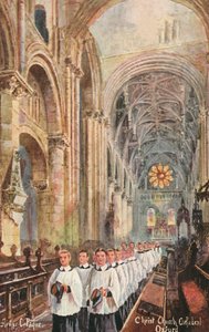 Choir of Christ Church Cathedral, Oxford, Oxfordshire (színes litó)