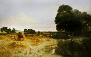 Anglia zöld és kellemes földje (olaj, vászon)