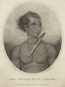 Abba Thulle, Pelew királyának portréja alkotó: Arthur Devis