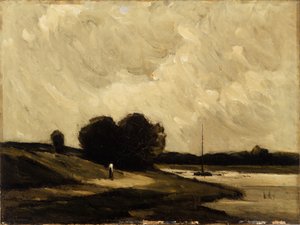 Near Portchester (Olaj, vászon) alkotó: Arthur Douglas Peppercorn