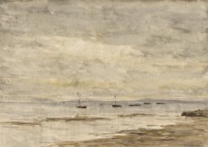 The Solent (akvarell, papír) alkotó: Arthur Douglas Peppercorn
