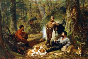 Megállás a portán, 1871