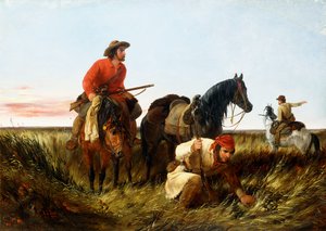 Csapdászok követik a nyomot: Hibás, 1851 alkotó: Arthur Fitzwilliam Tait