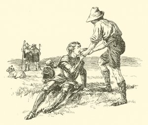 Sir Calidore, az udvariasság lovagja, The Quest Of The Blatant Beast (metszet)