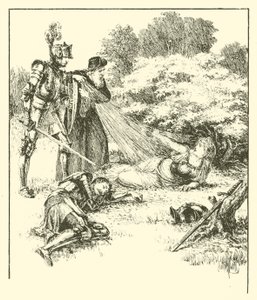 Sir Guyon, The Bower Of Bliss (metszet)