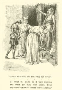 Sir Artegall, Radigund és Britomart kalandjai (metszet)