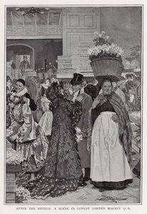 A mulatságok után - jelenet a Covent Garden Marketen