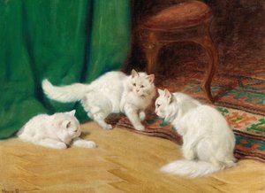 Beszélgetés macskák között, alkotó: Arthur Heyer