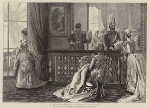 Szalon a Buckingham-palotában alkotó: Arthur Hopkins