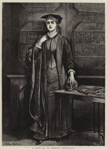 Lady BA a Londoni Egyetemen alkotó: Arthur Hopkins