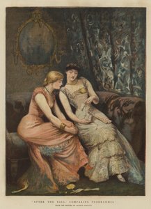 A bál után, programok összehasonlítása (chromolitho) alkotó: Arthur Hopkins