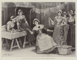 Madame Sans-Gene, a Líceumban, Madame Sans-Gene (Miss Ellen Terry) a mosodában
