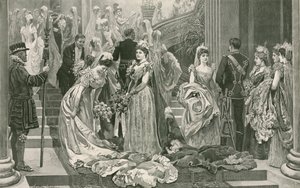 A szezon első szalonja a Buckingham-palota nagy lépcsőjének lábánál alkotó: Arthur Hopkins
