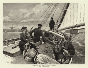 Vitorlázás a Norfolk Broads-on alkotó: Arthur Hopkins