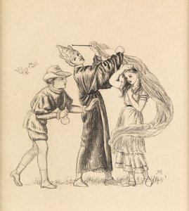 A Handsome olyan, mint a Handsome Does, 1871 alkotó: Arthur Hughes