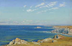 Newquay Headland, Cornwall alkotó: Arthur Hughes