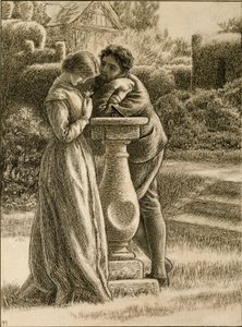 A számlap, 1871 alkotó: Arthur Hughes