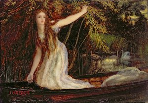 Shalott úrnője alkotó: Arthur Hughes