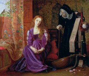 "The Pain Heart" vagy "Sigh No More, Ladies", 1868 alkotó: Arthur Hughes
