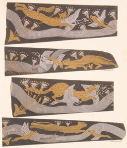 Bronz, arany és ezüst tőrök, 1921-ből (rajz)