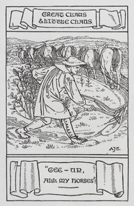 Hans Christian Andersen: Nagy Claus és Kis Claus (litho) alkotó: Arthur Joseph Gaskin