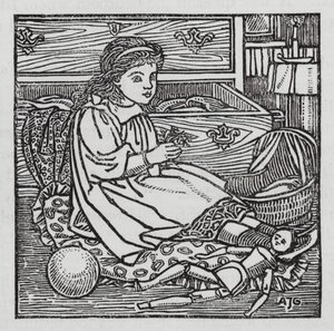Hans Christian Andersen: Kis Ida virágai (litho)