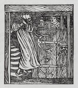 Hans Christian Andersen: A hercegnő és a borsó (litho) alkotó: Arthur Joseph Gaskin