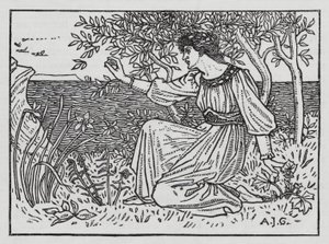 Hans Christian Andersen: A vad hattyúk (litho) alkotó: Arthur Joseph Gaskin