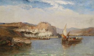 Amalfi közelében, a Salernói-öbölben, Olaszországban, 1877