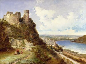Oberwesel kastély és Schonberg Rajna, Németország