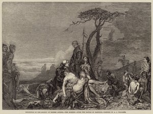 A hastingsi csata utáni reggel alkotó: Arthur Joseph Woolmer