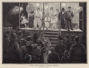 Boksz est a vidéki színházon kívül (litho) alkotó: Arthur L. Hewlett