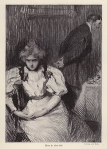 Amikor egyedül van (litho)