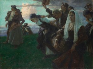 Visszatérve a vásárról alkotó: Arthur Langhammer