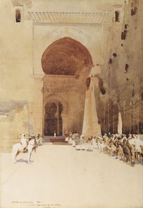 Az igazságosság kapuja, 1890 (wc papíron) alkotó: Arthur Melville
